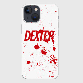 Чехол для iPhone 13 mini с принтом Dexter logo Декстер брызги крови в Петрозаводске,  |  | blood | darkly dreaming dexter | dexter | dexter morgan | logo | брызги крови | декстер | декстер морган | дремлющий демон декстера | кровь | лого | майами | правосудие декстера | судмедэксперт | хэллоуин