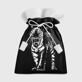Подарочный 3D мешок с принтом А вот и я, бандерлоги в Петрозаводске, 100% полиэстер | Размер: 29*39 см | 2022 | and here i am | big cat | came | new year | predator | tiger | year of the tiger | а вот и я | большая кошка | год тигра | новый год | пришел | тигр | хищник
