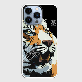 Чехол для iPhone 13 Pro с принтом Тигр перед атакой в Петрозаводске,  |  | 2022 | before the attack | look | new year | open mouth | predator | tiger | year of the tiger | взгляд | год тигра | новый год | открытая пасть | перед атакой | тигр | хищник