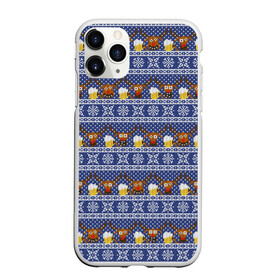 Чехол для iPhone 11 Pro Max матовый с принтом Олени отдыхают в Петрозаводске, Силикон |  | Тематика изображения на принте: вязанный | новогодний | олень | паттерн | рождественский | с оленями | свитер | узор
