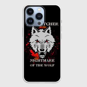 Чехол для iPhone 13 Pro с принтом Ведьмак: Кошмар волка в Петрозаводске,  |  | geralt | nightmare of the wolf | the witcher | vesemir | witcher | wolf | ведьмак | весемир | волк | геральт