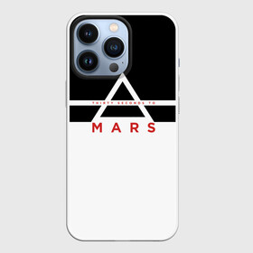 Чехол для iPhone 13 Pro с принтом Thirty Seconds to Mars черно белая в Петрозаводске,  |  | 30 seconds to mars | 30 секунд до марса | 30 фстм | 30stm | 30сдм | jared leto | rock band | thirty seconds to mars | альтернативный | гранж | джаред лето | нео | пост | прогрессивный | рок группа | фети секондс ту марс | хард | шеннон