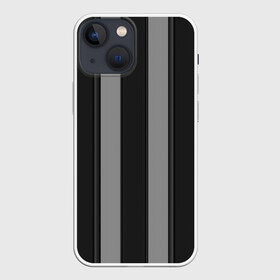 Чехол для iPhone 13 mini с принтом ретро полосы в Петрозаводске,  |  | 3д | минимализм | полосы | фон | черно белое