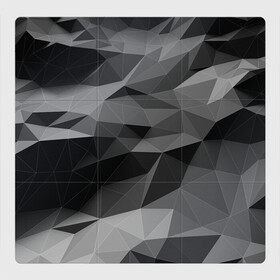 Магнитный плакат 3Х3 с принтом gray abstraction серая абстракция в Петрозаводске, Полимерный материал с магнитным слоем | 9 деталей размером 9*9 см | Тематика изображения на принте: 3d | gray | gray abstraction | абстракция | монохром | серый | фон | черно белый | черное белое | черный и белый