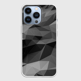 Чехол для iPhone 13 Pro с принтом gray abstraction серая абстракция в Петрозаводске,  |  | 3d | gray | gray abstraction | абстракция | монохром | серый | фон | черно белый | черное белое | черный и белый