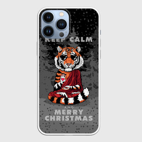 Чехол для iPhone 13 Pro Max с принтом Keep calm and Merry Christmas в Петрозаводске,  |  | 2022 | beast | buddhist | heart | keep calm and merry christmas | meditation | new year | spruce forest | tiger | year of the tiger | буддист | год тигра | ельник | зверь | медитация | новый год | сердце | тигр | черные очки