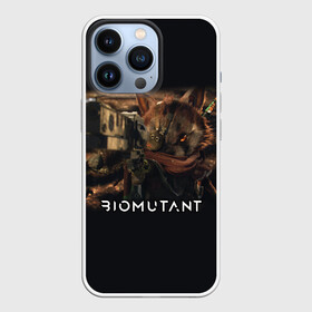 Чехол для iPhone 13 Pro с принтом Biomutant | Биомутант с оружием в Петрозаводске,  |  | Тематика изображения на принте: biomutant | биомутант | животные | игра | кунгфу | мутант | экшен