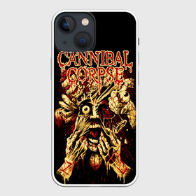 Чехол для iPhone 13 mini с принтом Cannibal Corpse: Evisceration Plague в Петрозаводске,  |  | canibal corpse | cannibal corpse | death metal | evisceration plague | группы | дэтметал | канибал корпс | метал | рок