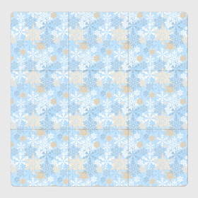 Магнитный плакат 3Х3 с принтом Узоры Снежинки в Петрозаводске, Полимерный материал с магнитным слоем | 9 деталей размером 9*9 см | merry christmas | дед мороз | ёлка | зима | мороз | новый год | подарок | праздник | рождество | с новым годом | сантаклаус | снег | снеговик | снегурочка | снежинки | снежные узоры | узоры