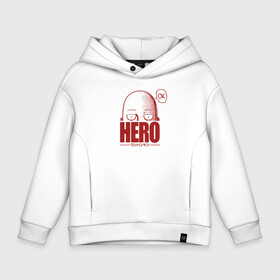 Детское худи Oversize хлопок с принтом HERO ok One Punch Man в Петрозаводске, френч-терри — 70% хлопок, 30% полиэстер. Мягкий теплый начес внутри —100% хлопок | боковые карманы, эластичные манжеты и нижняя кромка, капюшон на магнитной кнопке | charanko | hagemanto | one punch man | saitama | sensei | аниме | ван панч мен | ванпанчмен | лысый плащ | манга | сайтама | сильнейший человек | учитель | чаранко | человек одинудар | человек одного удара