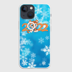 Чехол для iPhone 13 mini с принтом Новый год Тигра 2022 Рождество в Петрозаводске,  |  | 2022 | год тигра | новый год | новый год 2022 | символ года | тигр | тигренок | тигрица | тигры