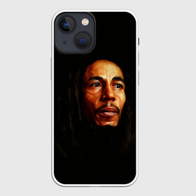 Чехол для iPhone 13 mini с принтом Bob Marley Art в Петрозаводске,  |  | bob marley | reggi | reggy | боб марли | исполнители | исполнитель | музыка | регги