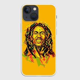 Чехол для iPhone 13 mini с принтом Радостный Боб в Петрозаводске,  |  | bob marley | reggi | reggy | боб марли | исполнители | исполнитель | музыка | регги