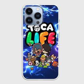 Чехол для iPhone 13 Pro с принтом TOCA BOCA WORLD   МОЛНИИ   FLASH NEON в Петрозаводске,  |  | digital toys | gamer | games | helicopter taxi | pets | toca boca | toca hair salon | toca kitchen | toca life | toca life city | toca life worl | toca tea party | video games | игры