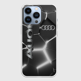 Чехол для iPhone 13 Pro с принтом AUDI GREY 3D ПЛИТЫ в Петрозаводске,  |  | audi | auto | rs | sport | авто | автомобиль | автомобильные | ауди | бренд | марка | машины | спорт