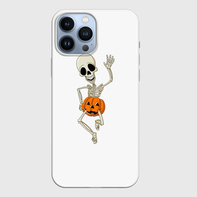 Чехол для iPhone 13 Pro Max с принтом скелет в тыкве в Петрозаводске,  |  | bones | gesture | halloween | joy | monster | pumpkin | run | shame | skeleton | smile | бег | в | жест | кости | монстр | радость | скелет | стыд | тыква | тыкве | улыбка | хэллоуин | чудовище