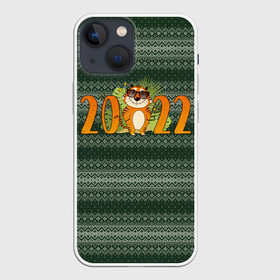 Чехол для iPhone 13 mini с принтом Новый Год 2022   Год тигра в Петрозаводске,  |  | 2022 | год тигра | новый год | новый год 2022 | символ года | тигр | тигренок | тигрица | тигры