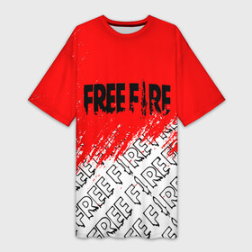 Платье-футболка 3D с принтом фри фаер  День Booyah, в Петрозаводске,  |  | free fire | free fire battlegrounds | garena | garena free fire | гарена | игра | фри фаер | шутер