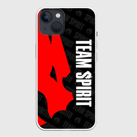 Чехол для iPhone 13 с принтом TEAM SPIRIT RED DRAGON в Петрозаводске,  |  | collapse | cs go | cyber | cybersport | dota 2 | dragon | haertstone | miposhka | mira | russia | spirit | spirited | team spirit | torontotokyo | ts | yatoro | дракон | кибер | киберспорт | киберспортсмен | кс го | россия | спирит | спиритед | 