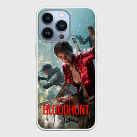 Чехол для iPhone 13 Pro с принтом Vampire: The Masquerade   Bloodhunt в Петрозаводске,  |  | battle | bloodhunt | free | game | masquerade | night | play | prague | royale | to | vampire | битва | вампиры | девушка | игра | королевская | кровавая | маскарад | ночь | охота | прага