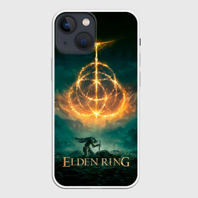 Чехол для iPhone 13 mini с принтом Elden Ring Game Art в Петрозаводске,  |  | action | art | elden | fromsoftware | game | namco | ring | rpg | undead | джордж | игра | кольцо | мартин | междуземье | миядзаки | пепельный | погасший | фэнтези | хидэтака | элден