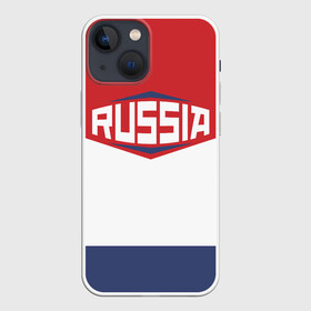 Чехол для iPhone 13 mini с принтом Russia в Петрозаводске,  |  | background | russia | russian national team | россия | сборная россии | фон