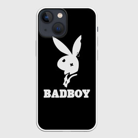 Чехол для iPhone 13 mini с принтом BAD BOY (секси) в Петрозаводске,  |  | bad boy | erotic | love | playboy | заяц | кролик | любовь | плейбой | прикол | смешной | страсть | ххх | шутка | юмор
