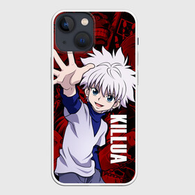 Чехол для iPhone 13 mini с принтом Киллуа Золдик, Охотник x Охотник в Петрозаводске,  |  | anime | hunter x hunter | killua | kilua | zoldyck | аниме | золдик | килуа | охотник | охотник х охотник | хантер | хантер х хантер