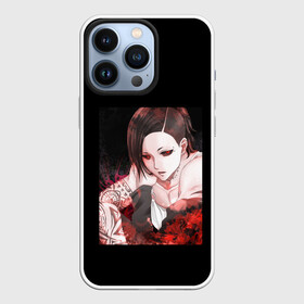 Чехол для iPhone 13 Pro с принтом Ghoul Ута в Петрозаводске,  |  | Тематика изображения на принте: dead inside | ghoul | глаз | глаза | гули | гуль | дед инсайд | красный глаз | токийский гуль | чёрный глаз