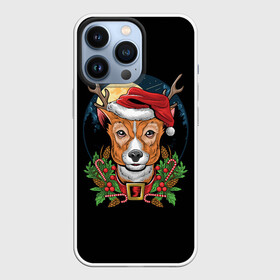 Чехол для iPhone 13 Pro с принтом Рождественский Оленёнок в Петрозаводске,  |  | christmas | merry christmas | santa claus | дед мороз | ёлка | новогодние олени | новый год | оленёнок бэмби | оленёнок рудольф | с новым годом | сантаклаус | свитер с оленями | северный олень | снегурочка | снежинки