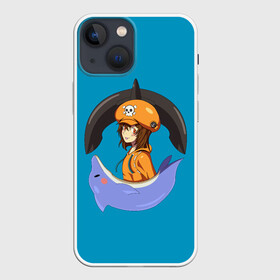 Чехол для iPhone 13 mini с принтом Мэй с дельфином в Петрозаводске,  |  | game | games | ggs | guilty gear | guilty gear strive | гилти гир стрэйв | игра | игры