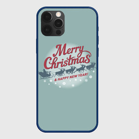 Чехол для iPhone 12 Pro Max с принтом Merry Christmas (хо хо хо) в Петрозаводске, Силикон |  | christmas | merry christmas | santa claus | дед мороз | ёлка | зима | мороз | новый год | олени | подарок | праздник | рождество | с новым годом | сани с оленями | санта клаус | снегурочка | снежинки