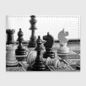 Обложка для студенческого билета с принтом Шах и мат Шахматы в Петрозаводске, натуральная кожа | Размер: 11*8 см; Печать на всей внешней стороне | доска | игра | игровая | игры | кони | конь | короли | король | логика | логичные | настольная | настольные | пешка | пешки | спорт | спортивная | ферзь | шахматный | шахматы