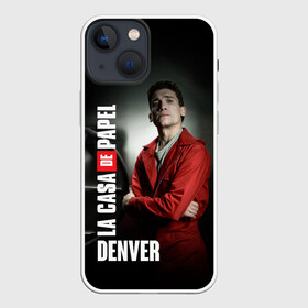 Чехол для iPhone 13 mini с принтом Денвер, Бумажный дом в Петрозаводске,  |  | casa | de | denver | la | papel | бумажный | денвер | дом | сериал | сериалы