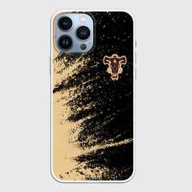 Чехол для iPhone 13 Pro Max с принтом Black clover bull. в Петрозаводске,  |  | asta | black bull | black clover | bull | clover | аста | бык | клевер | чёрный бык | чёрный клевер