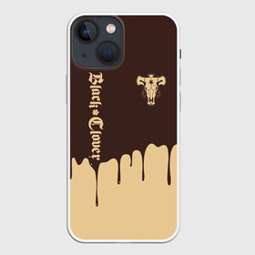 Чехол для iPhone 13 mini с принтом Black clover: Bull в Петрозаводске,  |  | asta | black bull | black clover | bull | clover | аста | бык | клевер | чёрный бык | чёрный клевер