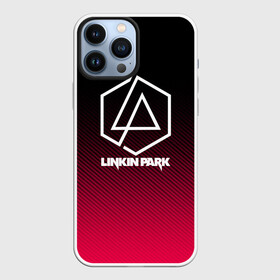 Чехол для iPhone 13 Pro Max с принтом LINKIN PARK LOGO CARBON в Петрозаводске,  |  | chester bennington | linkin park | mike shinoda | rock | линкин парк | музыка | рок | рок музыка