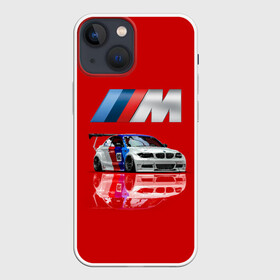 Чехол для iPhone 13 mini с принтом МКА ПУШКА ГОНКА в Петрозаводске,  |  | auto | auto sport | autosport | bmw | bmw performance | m | mka | performance | авто спорт | автомобиль | автоспорт | ам | бмв | бэха | машина | мка | пушка гонка | эмка