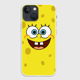 Чехол для iPhone 13 mini с принтом Губка Боб   SpongeBob в Петрозаводске,  |  | sponge bob | spongebob | губка боб | квадратные штаны | сквэр пэнтс | спанч боб