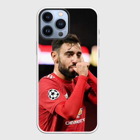 Чехол для iPhone 13 Pro Max с принтом Бруну Фернандеш, МЮ в Петрозаводске,  |  | bruno | fernandes | football | manchester united | бруну фернандеш | домашняя | манчестер юнайтед | фернандеш | форма | футбол