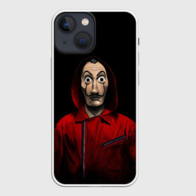 Чехол для iPhone 13 mini с принтом Бумажный дом   La Casa de Papel маска в Петрозаводске,  |  | la casa de papel | netflix | берлин | бумажный дом | лиссабон | нетфликс | профессор | сальва | токио