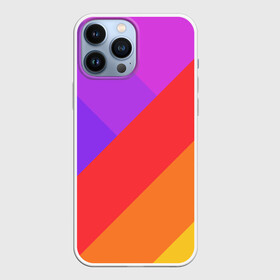 Чехол для iPhone 13 Pro Max с принтом РАДУЖНАЯ ГЕОМЕТРИЯ   RAINBOW GEOMETRY в Петрозаводске,  |  | abstraction | geometry | hexagon | neon | paints | rainbow | stripes | texture | triangle | абстракция | брызги | геометрия | краски | неон | радуга | соты | текстура