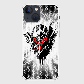 Чехол для iPhone 13 mini с принтом Берсерк  Berserk. в Петрозаводске,  |  | berserk | kentaro miura | аниме | берсерк | берсерк аниме | гатс | гриффит | золотой век | каска | кентаро миура | кэнтаро миура | манга | манга берсерк