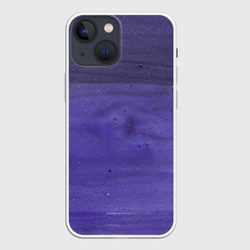 Чехол для iPhone 13 mini с принтом Фиолетовые краски в Петрозаводске,  |  | акварель | арт | дерево | краска | краски | мазки | мазки красок | рисунок | рисунок акварелью | рисунок красками | фиолетовый
