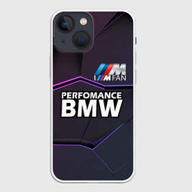 Чехол для iPhone 13 mini с принтом BMW Perfomance в Петрозаводске,  |  | bmw | bmw motorsport | автопром | автоспорт | бмв | бумер | бэха | фанат бмв