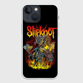 Чехол для iPhone 13 mini с принтом SLIPKNOT THE GRAY CHAPTER в Петрозаводске,  |  | chapter | fire | gray | hardcore | iowa | metal | music | punk | rock | slipknot | taylor | кори | метал | музыка | петля | рок | слипнот | тэйлор