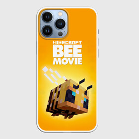 Чехол для iPhone 13 Pro Max с принтом BEE MOVIE Minecraft в Петрозаводске,  |  | bee | craft | mine | minecraft | блоки | добывать | желтая | компьютерная игра | крафт | кубики | майн | майнкрафт | манкрафт | пчела | пчелка | ремесло | скин | улей | шахта