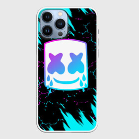 Чехол для iPhone 13 Pro Max с принтом MARSHMELLO NEON: МАРШМЕЛЛО НЕОН. в Петрозаводске,  |  | Тематика изображения на принте: america | dj | halloween | marshmello | marshmello halloween | usa | америка | маршмелло | маршмелло хеллоуин | хеллоуин