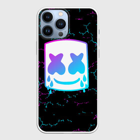 Чехол для iPhone 13 Pro Max с принтом MARSHMELLO NEON | МАРШМЕЛЛО НЕОН. в Петрозаводске,  |  | Тематика изображения на принте: america | dj | halloween | marshmello | marshmello halloween | usa | америка | маршмелло | маршмелло хеллоуин | хеллоуин