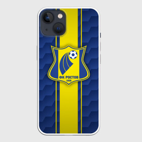 Чехол для iPhone 13 с принтом ФК Ростов в Петрозаводске,  |  | background | football | football club | rostov | sports | texture | ростов | рпл | спорт | текстура | фон | футбол | футбольный клуб